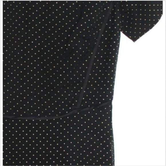 Marchesa Voyage Dot Beaded Fit & Flare Dress 10 - Picture 4 of 7